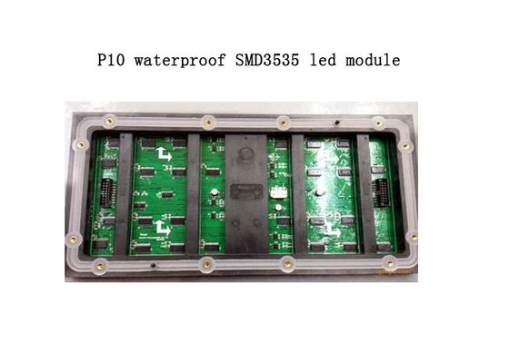 Buen precio Talla 320*160mm impermeable 1/4 del módulo de la pantalla LED de P10 SMD 1R1G1B que explora en línea