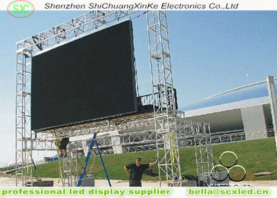 Buen precio P3.91 Pantalla de aluminio de fundición a presión LED exterior SMD2121 500mm X500mm Casilla de aluminio de fundición a presión estándar 3 años de garantía en línea