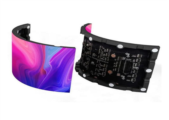 Buen precio P3.91 Pantalla de visualización LED curvada de alquiler en interiores de alta resolución en línea