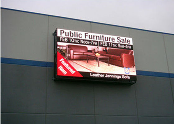 Buen precio P8 pantalla LED de alta resolución exterior a prueba de agua de color completo personalizada de publicidad en línea