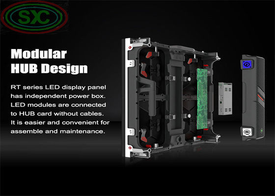 gran alto Brillo de interior Led Billboard P3.91 Led Panel 500 * 500mm