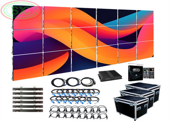 Excelente pantalla LED de alquiler interior P3.91 pared de fondo para recepción comercial