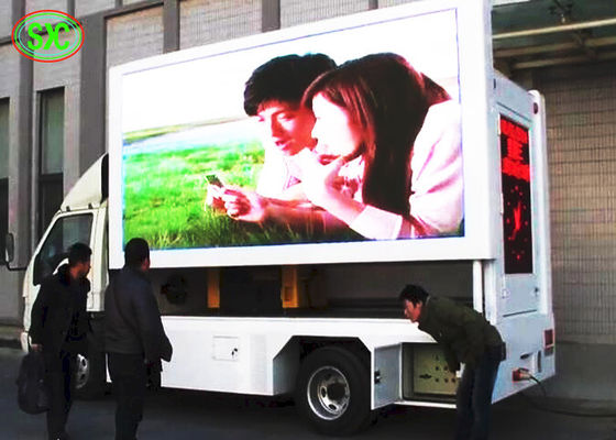 Buen precio La pantalla LED móvil del camión P6 llevó el vehículo publicitario llevado móvil de publicidad del remolque digital móvil de la muestra en línea