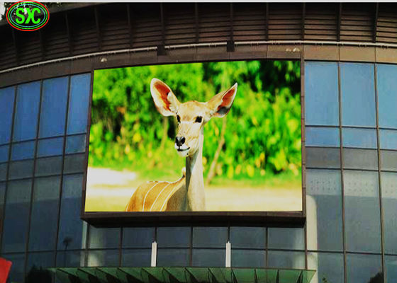 Buen precio Exterior de color completo p8 LED armarios de hierro fijación de la instalación 1024mmX1024mm publicidad LED pantalla En línea