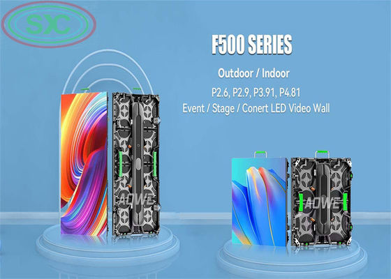 P3.91 Entradas de alquiler de pantalla de vídeo LED 250x250 mm