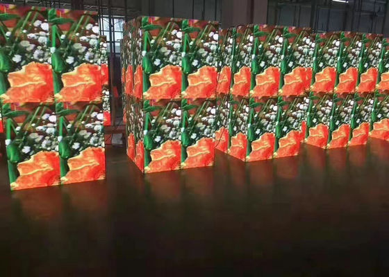 SMD3528 Chasis de aluminio fundido a presión a todo color de alquiler de monitor LED de interior