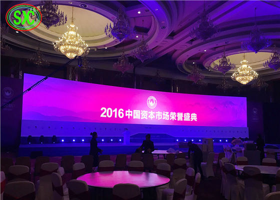 Calidad Pantalla LED de fondo para escenario publicitario P4 Módulo LED interior, aprobación CE ROHS Fábrica