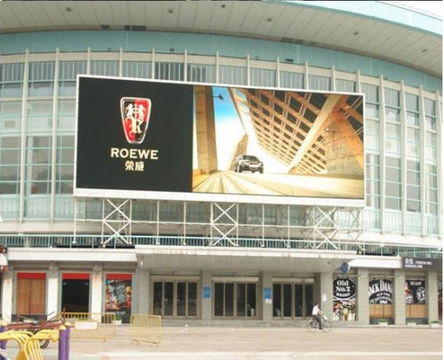 Buen precio Alquiler de pantallas de estadios / instalación fija HD Publicidad al aire libre pantalla LED a todo color 960 X 768mm gabinete en línea