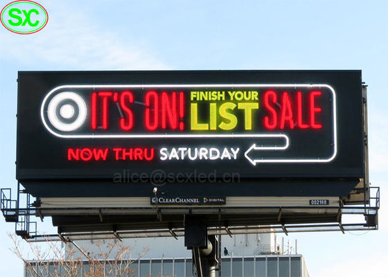 El RGB ultra fino P6 P8 IP65 llevó las carteleras de publicidad con la garantía 3-*Year