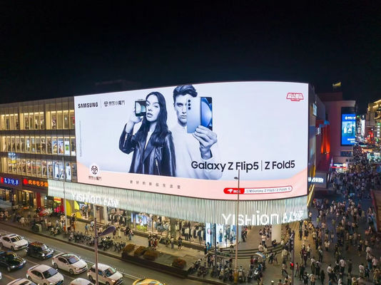 Efecto 3D de fábrica en todo color SMD exterior p5 960x960mm hierro pantalla LED de pantalla de video impermeable