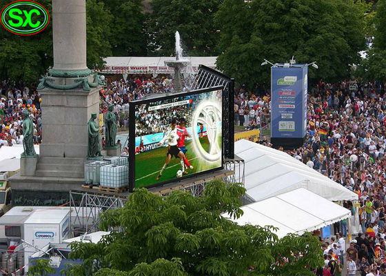 Buen precio Gran publicidad de pantalla impermeable de la pantalla LED de la etapa al aire libre, pantalla del LED TV en línea