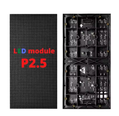 Buen precio P2.5 Mantenimiento positivo Pantalla fija Publicidad interior Pantalla de aluminio fundido a presión LED en línea