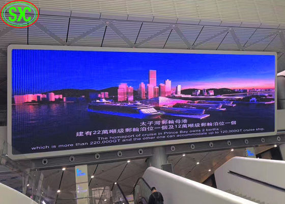 Buen precio Cartelera llevada grande de la exhibición de la estación de metro 6m m para hacer publicidad, alto brillo en línea