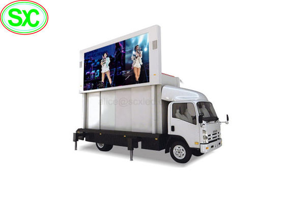 Buen precio Pantalla LED móvil impermeable del camión IP65 4m m con el teléfono teledirigido en línea