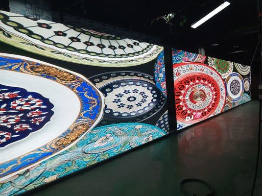 Panel de visualización LED de alquiler de alta definición 5000 Brillo Flexible Display de publicidad comercial