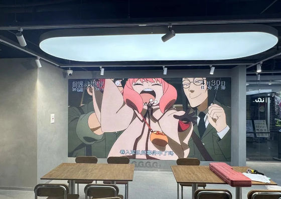 P3 Interior de LED de color completo de aluminio fundido a presión 128 X 64 Matriz de puntos 3 años de garantía