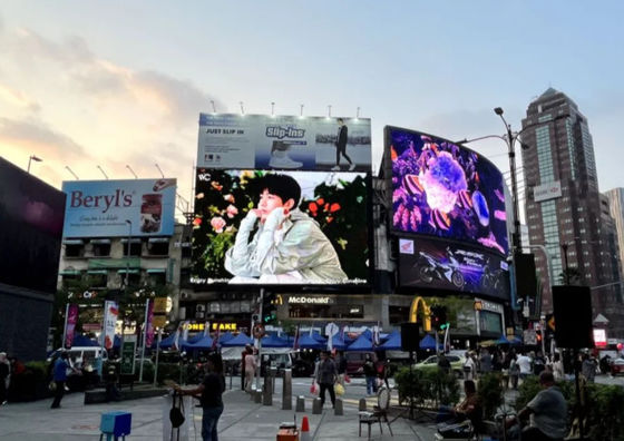 P4 Alta luminosidad exterior de LED a todo color de aluminio fundido a presión de tres años de garantía