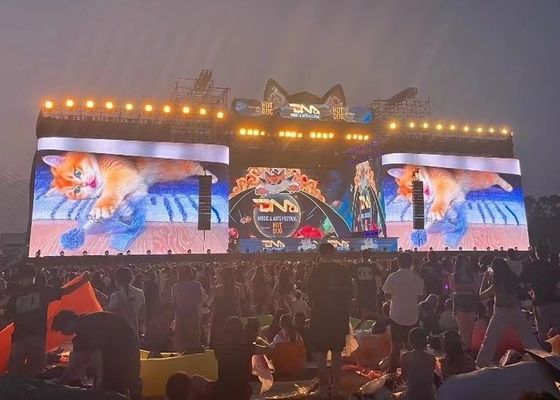 Pantalla de aluminio fundido a presión Instalación fija/Alquiler Pantalla LED exterior impermeable P16 personalizable