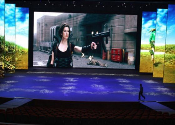 Acceso interior delantero y trasero fácil mantenimiento pantalla de pared de video LED P4 a todo color