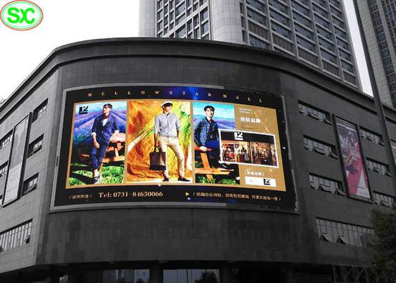 P10 al aire libre llevó la pantalla video del RGB LED de la exhibición de pared con alta frecuencia de actualización