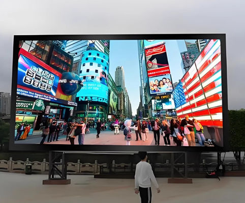 Real Pixel 1R1G1B Score Led Billboard con y 860w/m2 Consumo de energía promedio