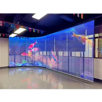 Buen precio De 1R1G1B de garantía LED de la pantalla del cartel de la exhibición transparente de la cortina 3 años a todo color en línea