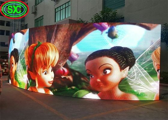 Pantalla LED fija de aluminio con MTBF de 5000 horas, tamaño de módulo de 192*192 mm y material de gabinete duradero