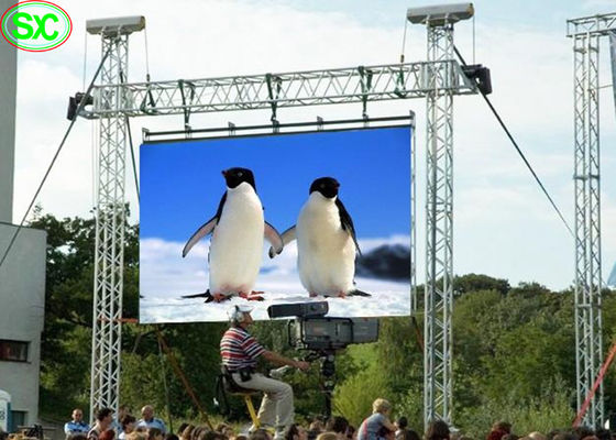 Buen precio Prenda impermeable de alquiler colgante movible al aire libre del tablero de la pantalla LED P10 en línea