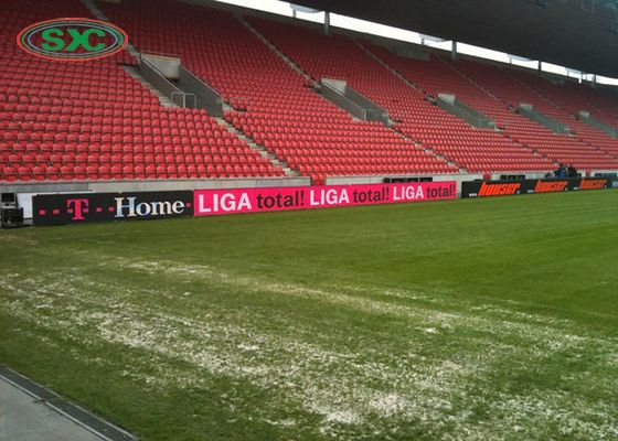 Pantalla LED de estadio de alta resolución P 8SMD con 6500cd / m2 Brillo y resolución de 15625 píxeles / m2
