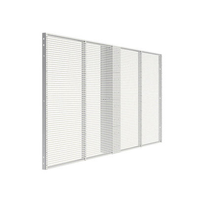 Buen precio P4.81 Alquiler de pantalla LED transparente 1/16 de escaneo de 250*250 mm módulo para la calle del centro comercial En línea