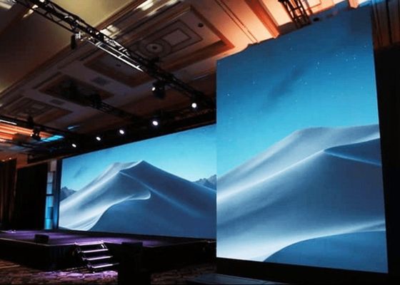 P4 4mm Indoor Full Color Rental LED Display 600W/M2 Ángulo de visión de 160°