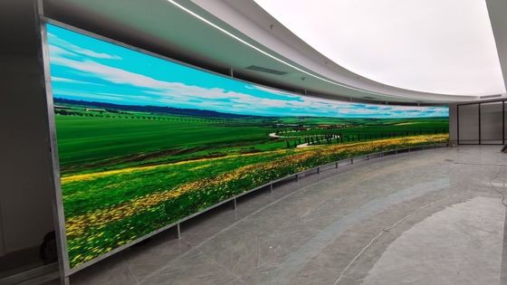 Material de gabinete de aluminio pantalla LED fija con tamaño de gabinete personalizado y Mtbf 5000 horas