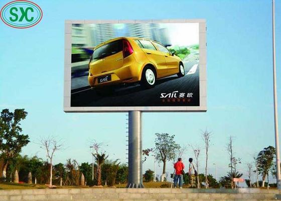 Buen precio Display LED de color completo de pilar único P10 LED de alquiler de pantalla cartelera 3 años de garantía en línea
