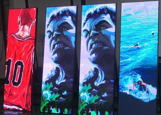 Display de cartel LED de tamaño de módulo de 320x160mm con configuración de color 1R1G1B y tono de P1.86mm