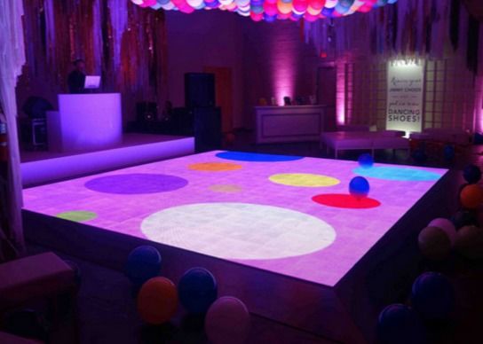 Buen precio P8 LED Video de la pista de baile, ilumina las baldosas del piso Meanwell Fuente de alimentación 3 años de garantía en línea