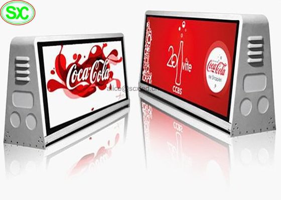 P5 exterior de color completo para automóviles con pantalla de señales LED con pantalla de video LED con gabinete de aluminio