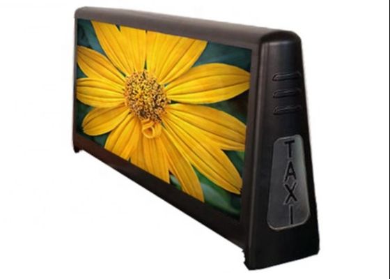 Buen precio Exterior Full Color Double Side Taxi P5 Publicidad LED Display Techo del coche Signo a prueba de agua en línea