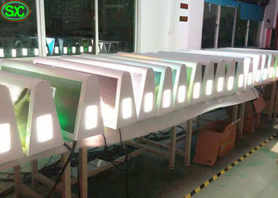 P5 doblan la muestra llevada taxi lateral para la pantalla de visualización llevada coche de la muestra de la prenda impermeable del coche