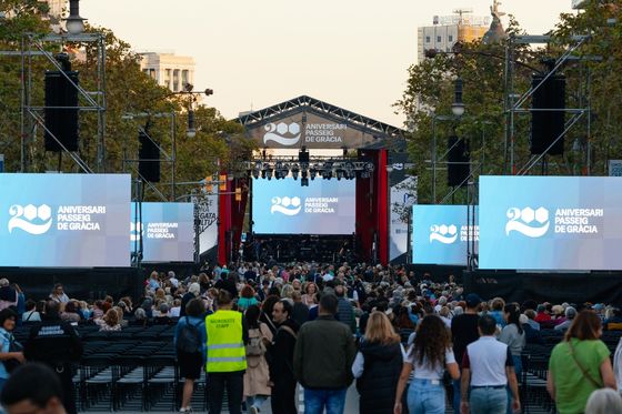 Centro comercial LED Panorama P6.67 alquiler al aire libre / instalación fija pantalla LED