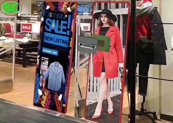 Tablero de publicidad llevado portátil P3, cartel llevado del espejo del RGB SMD 2121