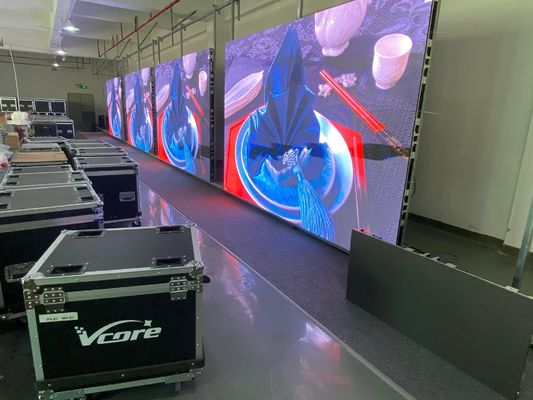 Escenario a todo color en interiores Epistar P4 SMD3535 Alquiler de pantalla de video LED 960 * 960mm
