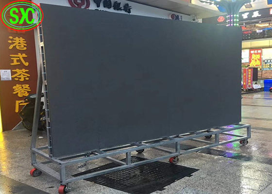 Buen precio Pantalla video de alquiler al aire libre de la pared de la pantalla LED P4.81 LED con la estructura de acero movible en línea