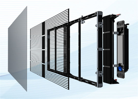 Método de conducción Método de conducción SMD2121 Pared de vídeo LED transparente para pantallas de venta al por menor P3.91-7.82 1000 horas promedio sin fallas