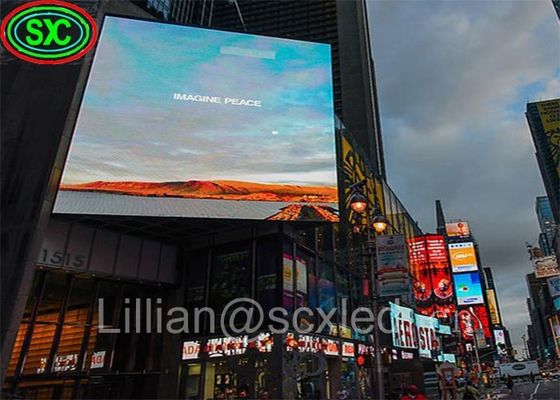 Panel de pantalla LED P6 a todo color para exteriores Servicio trasero Cartel publicitario personalizado