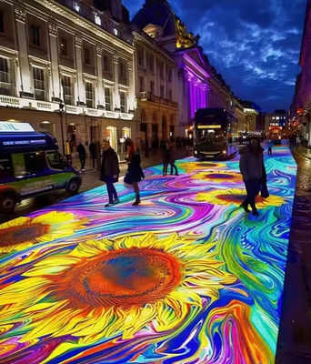 Consumo de energía 20W P 3.91 Led Floor Eleva tu evento con un piso LED interactivo