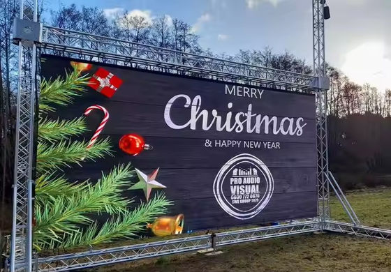 Pantallas LED de escenario con voltaje de entrada de 50/60 Hz y módulo SMD LED de 250x250 mm