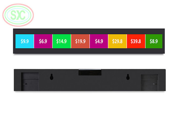 Buen precio Pantalla de estante LED de color completo P1.875 900x60mm 800cd/m2 Pantalla de interior en línea