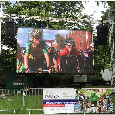 Pantalla de pantalla de publicidad LED para estadio de fútbol tablero de pared de video LED grande