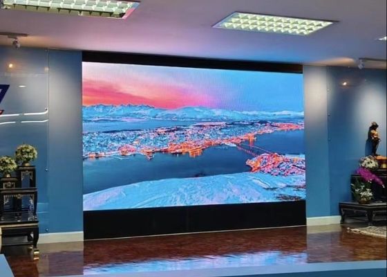 Buen precio Módulo LED de pantalla de aluminio fundido a presión COB P1.25 HD personalizable, caja LED HD impermeable IP65, sistema NOVA, 320*160mm En línea