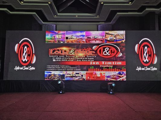 Pantalla LED de alta resolución con brillo de 1000CD/m² y densidad de 640000 puntos/m²